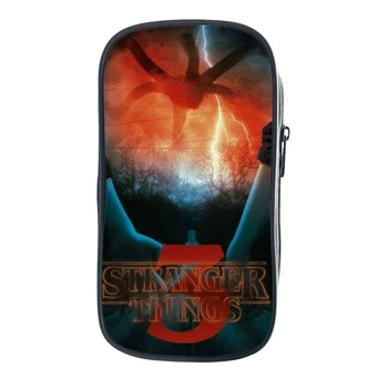 

2019 Summer Newest Stranger Things 3 Pencil Case Children Boy Girl Students Cute High Quality Pencil Bag Fashion Stationery Bag