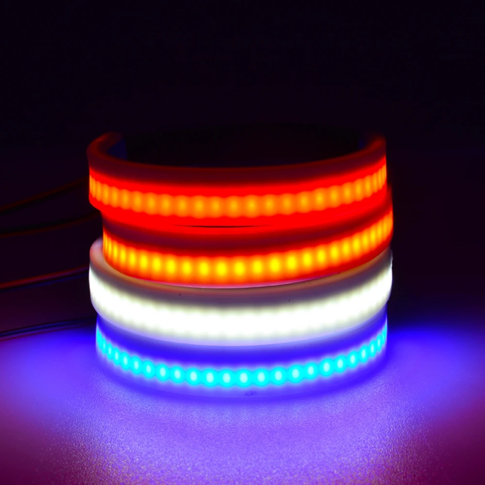 

LED Motorcycle Fork Light 120 Degree Viewing 45MM-70MM Angle Turn Signal Light Strip For Clean Custom Look