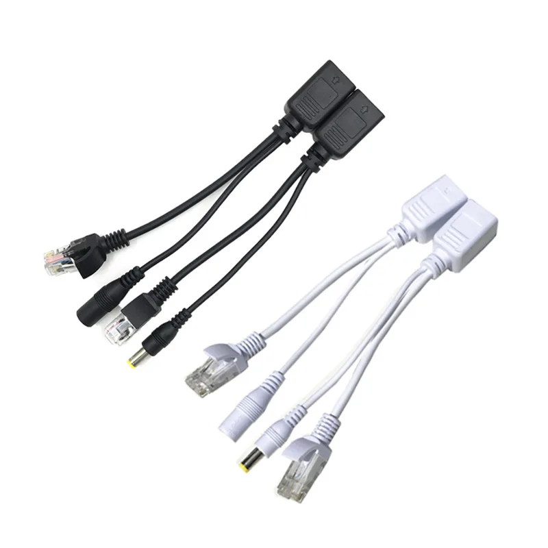 POE Injector Adapter Cable RJ45 Splitter Kit Passive Power Over Ethernet12-48v Synthesizer Separator