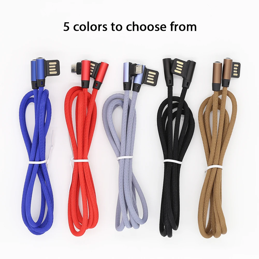 Sindvor двойной изгиб дизайн USB кабель для Xiaomi huawei все микро-usb для устройств на аndroid 1 м 2A быстрое зарядное устройство кабель передачи данных