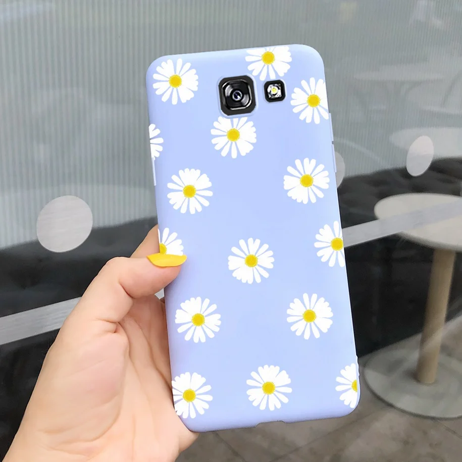 iphone pouch For Samsung J4 Plus Case For Samsung J4 2018 Cover Matte TPU Daisy Phone Case For Samsung Galaxy J4 Plus J4+ J4 2018 Soft Fundas cell phone dry bag Cases & Covers