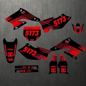 

Motorcycle stickers custom complete tool graphics background decal sticker quantity luster for the teamRMZ 250 2004 2005 2006