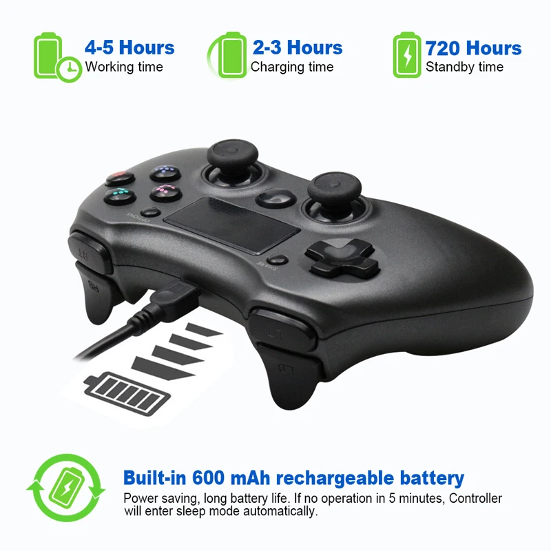 USB проводной геймпад контроллер для PS4 консоль Джойстик контроллер для sony Playstation 4 джойстик для Dualshock4 с кабелем 2,2 м