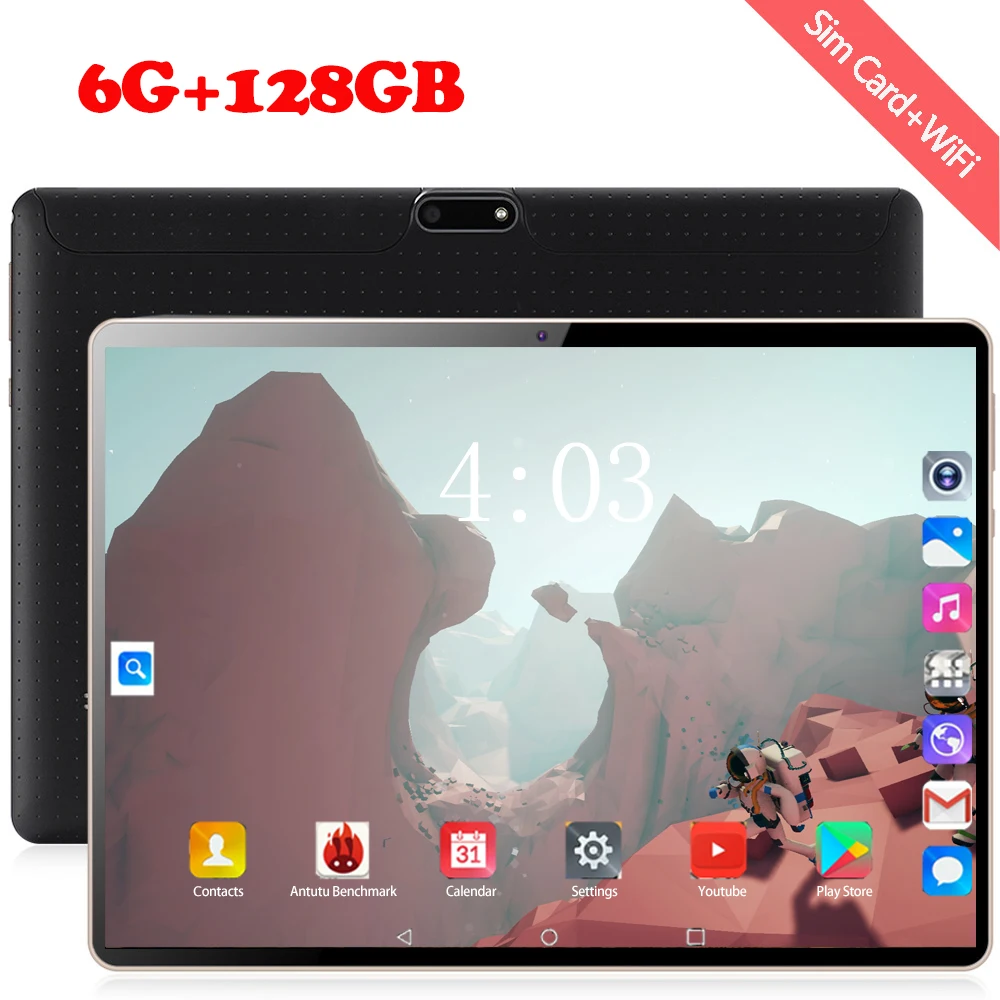 2020 kids tablet mutlti touch 4G Android 8.0 Octa Core Google store The tablets 6GB RAM 128GB ROM WiFi GPS 10.1 inch | Компьютеры и