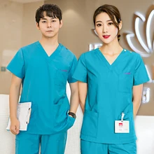 Хирургическая Одежда мужская и женская зубная щетка ручная одежда большой размер Ручная стирка одежды Косметическая хирургическая Операционная одежда