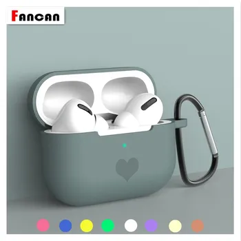 

Silicone Cover Airpods Pro Case air pods Earphone Accessories Soft Cute Airpods pro Protector cover for Apple Airpods pro cases