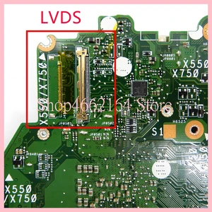 Image 3 - X550ZE motherboard REV2.0 For ASUS X550ZE A10 7400CPU Laptop motherboard X550 X550Z X550ZA Notebook mainboard fully tested