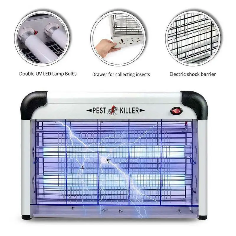 

20W LED Mosquito Killer Indoor Bug Zapper Mosquito Trap Lamp Light LED Electronic Fly Insect Killer Pest Control Lamp