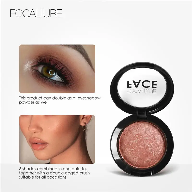 FOCALLURE Макияж для лица румяна шелковистый крем прозрачная пудра долговечный