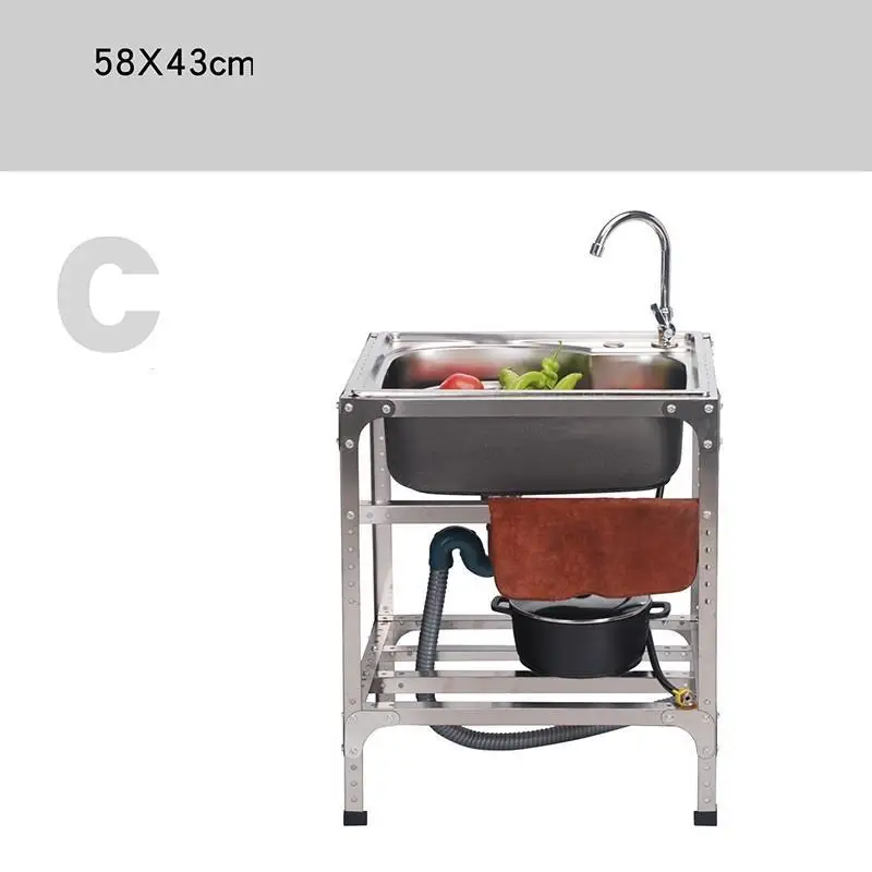 Wasbak Portatil Lavello Cucina Afwasbak Evier Lavandino кухня Lavabo Cuba Pia Cozinha Fregadero De Cocina мойка для овощей - Цвет: Version B