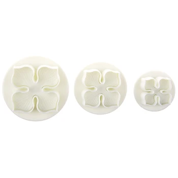 

NEW-Set of 3 Laurustinus / Hydrangea Sugarcraft Cake Decorating Plunger