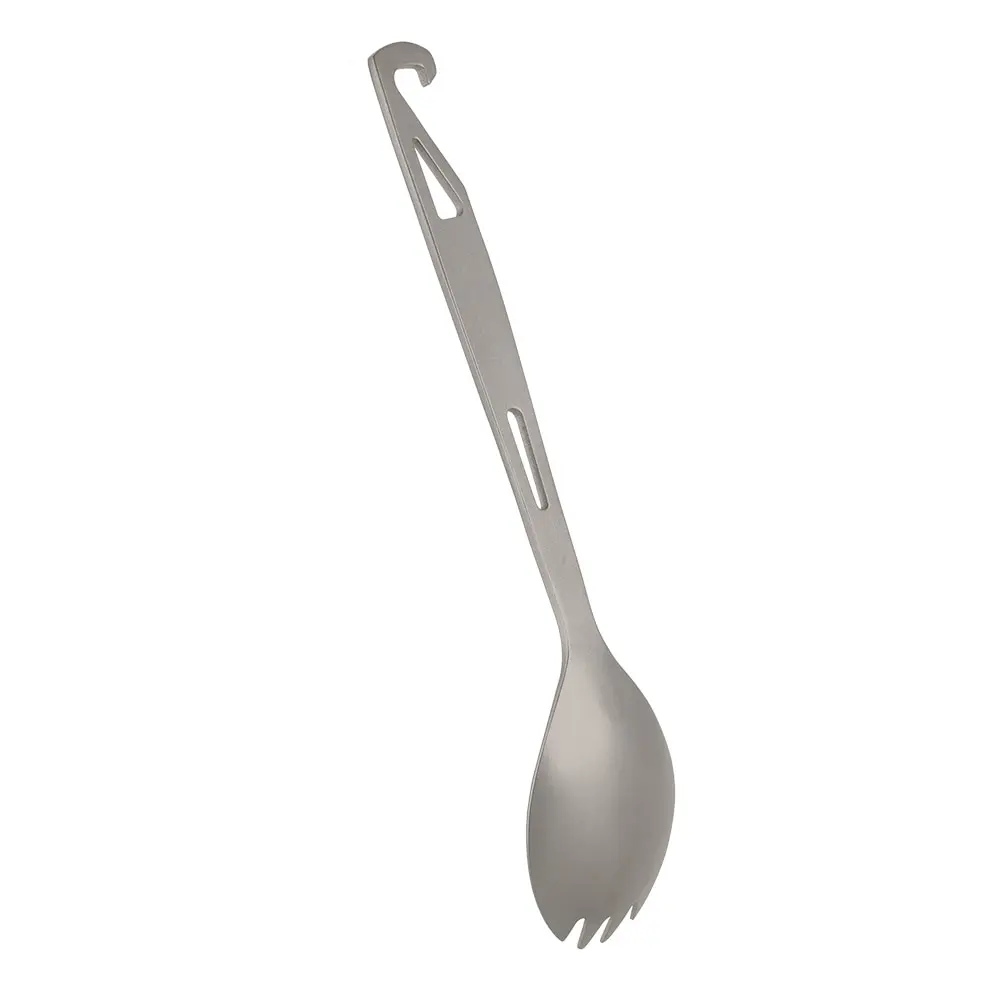 Lixada titanium Spork с открывалкой для бутылок, легкая ложка для ужина на открытом воздухе, вилка для путешествий, кемпинга, альпинизма, походная посуда