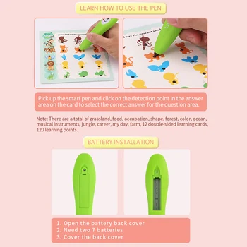 

Electronic Smart Logic Learning Pen Phonetic Learning Parent Child Interaction Pen Book Toys NSV775
