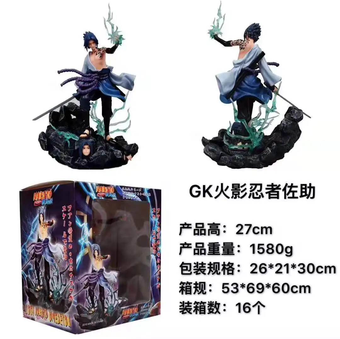 

2019 New Style Naruto GK Sasuke Statue Uchiha Sasuke Boxed Garage Kit Model