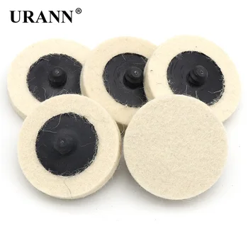 

URANN 10pcs 2 inch 50mm Compressed Wool Fabric Disc Wool Felt Buffing Burr Polishing Wheels Grinding Abrasive Tools Accessories