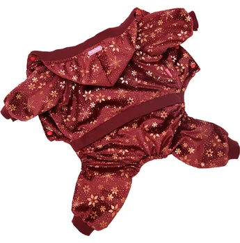 

FOR MY DOGS FOR MY DOGS costume for dogs insulated velor burgundy FW817-2019