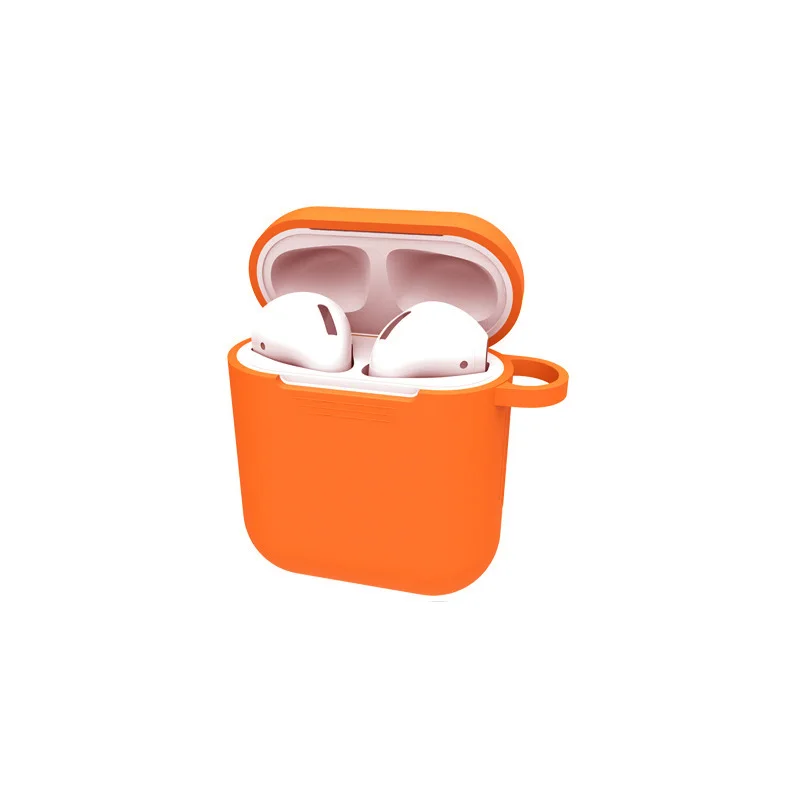 9 Silicone Bluetooth Wireless Earphone Shockproof Case For AirPods 1 Protector Cover Skin Accessories Apple Airpods 1 Charging Box - Цвет: 9