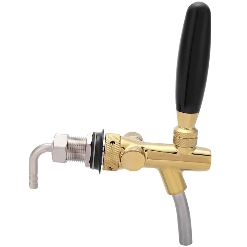 

G5/8 Chrome Plating Stainless Steel Adjustable Beer Dispenser Tap Faucet For Home Bar Homebrew Draft Beer