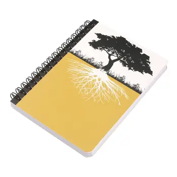 

Premium Mini Hard Cover Notebook Writing Journal Portable Coil Notebook Home Daily Office Business Travel Notepad
