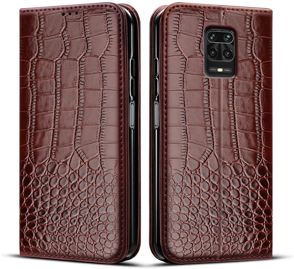 Redmi Note 9S Case flip Crocodile texture leather Phone Case For Xiaomi Redmi Note 9S 9 S Note9S Note 9 Pro Max 9Pro Case Cover xiaomi leather case case