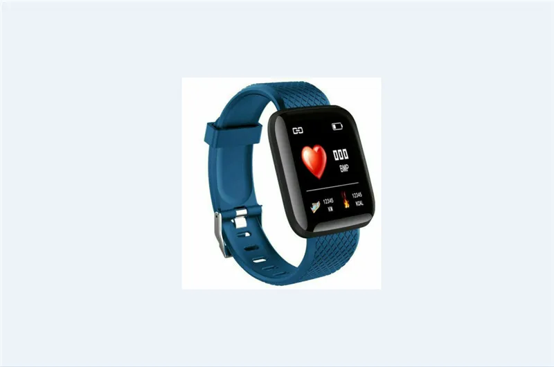 

116 PLUS Smart Bracelet D13 Heart Rate Blood Pressure Waterproof Smart Watch New