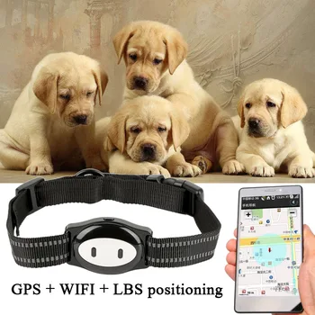 リアルタイムペットgpsのgpsロケータ & 活動モニター防水レベル黒追跡装置犬や猫