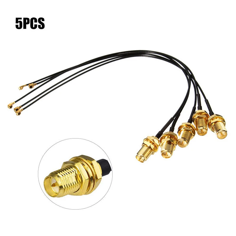 5 шт. кабель 12 см IPX to SMA женский разъем UFL коаксиальный RF pigtail WiFi антенна Pigtail |