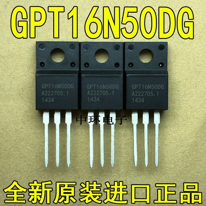 10 шт./лот GPT16N50DG TO-220F 16N50 16A 500V