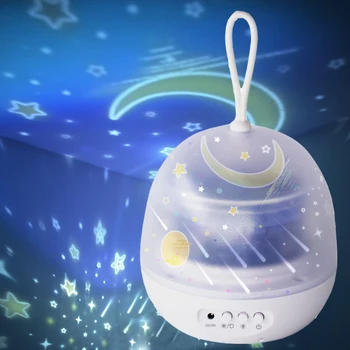 

LED Projection Lamp colorful dimmable led Night Lamps Star moon Projector led night lights for Kid's bedroom Home Decor 2020 NEW