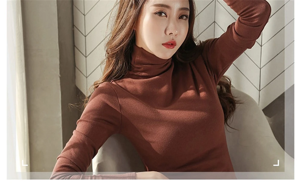 oversized sweaters Autumn Winter Tops Turtleneck Sweater Lady Black White Thin Pullover Jumper Knitted Sweater Pull Femme New Womens Sweaters 2020 sweater hoodie