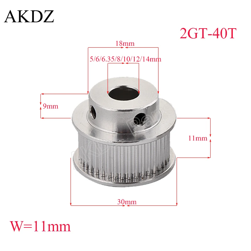 40teethGT2TimingPulleyBore5mm6mm635mm8mm10mmforbeltused