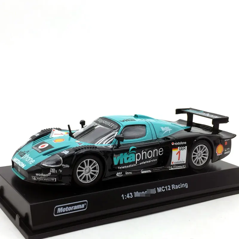10 шт./лот 1/43 масштабная модель автомобиля игрушки № 1 MC12 гоночный автомобиль литой металлический автомобиль модель игрушки