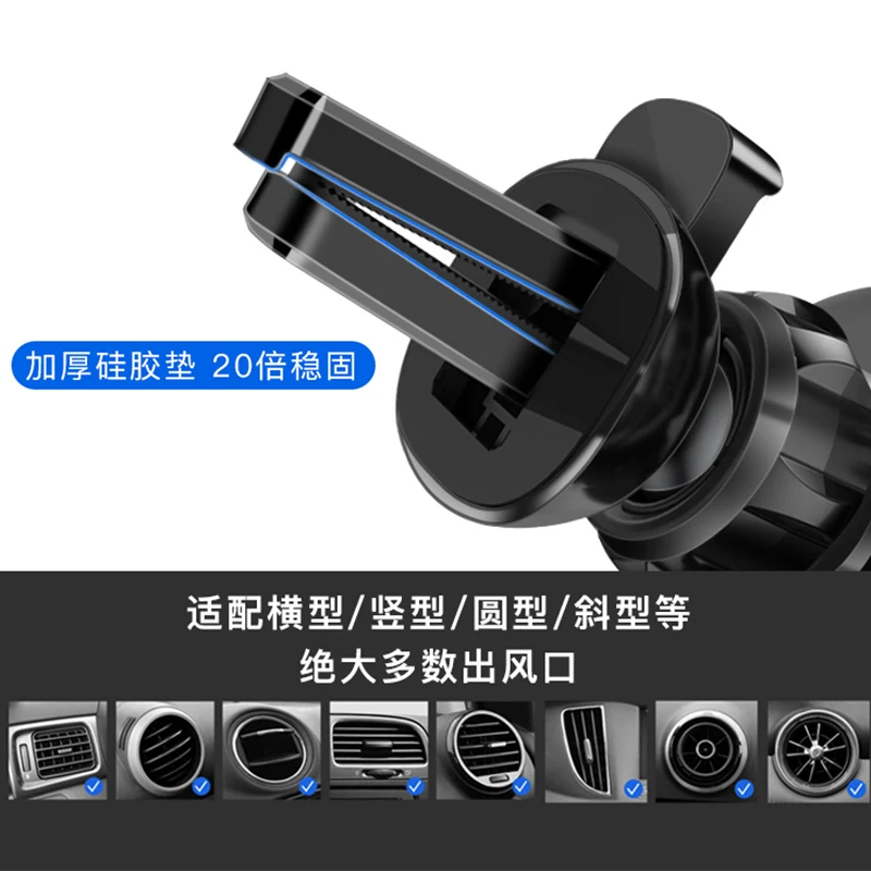 NEW Design Cool Bat Car Air Vent Phone Holder for Samsung Xiaomi iPhone Universal Gravity Stand cellPhone Support Bracket in Car