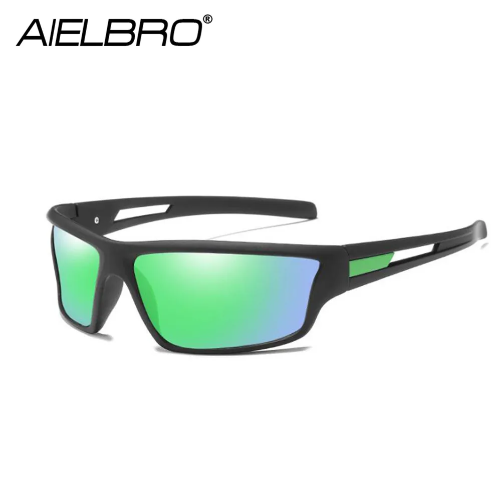 AIELBRO спортивные поляризованные солнцезащитные очки TAC объектив UV400 Открытый велосипед Gafas-Ciclismo очки для рыбалки и вождения велосипед солнцезащитные очки