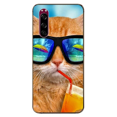 For Sony Xperia 5 J8210 J9210 J8270 Case 6.1'' Fashion silicone Back Cases for Sony Xperia 5 Phone Cover Protective Shells Coque - Цвет: W14
