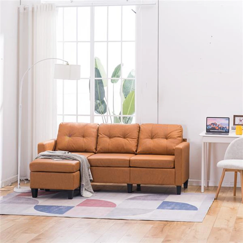 

Technology Cloth Combination Sofa Light Brown