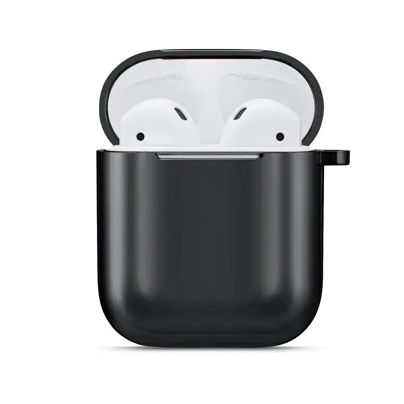Новые ТПУ гальванические беспроводные Bluetooth гарнитуры Чехлы для Apple Airpods 1/2 защитный чехол зарядная коробка противоударный чехол
