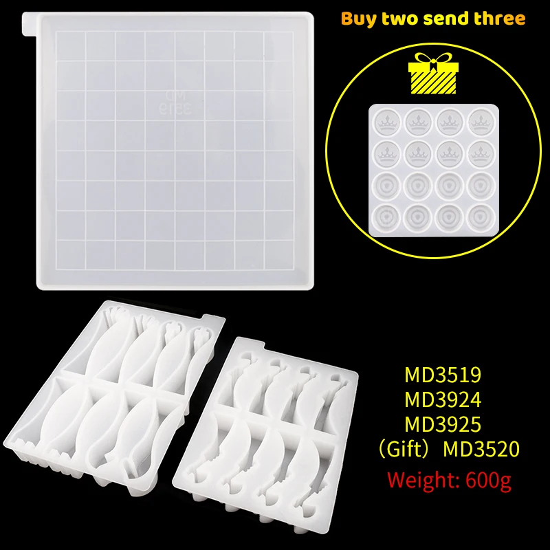 International Chess Silicone Mold For Epoxy Resin Checkers Moule Echec Checkerboard Moldes Para Resina Epoxica 3D Jewelry Making tc157 diy coaster resin casting molds set for epoxy tray cake fruit holder craft jewelry making kit moule resine epoxi molde