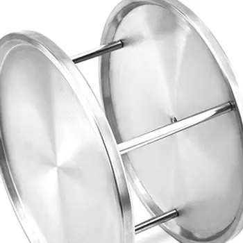 

Stainless Steel 2 Tier Spices Turntable 360 Degree Rotating Fruit Tray Kitchen X7YD
