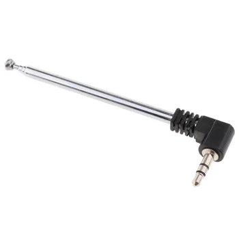 

Practical Replacement 4 Section Telescopic Antenna Extendable Aerial for MP3