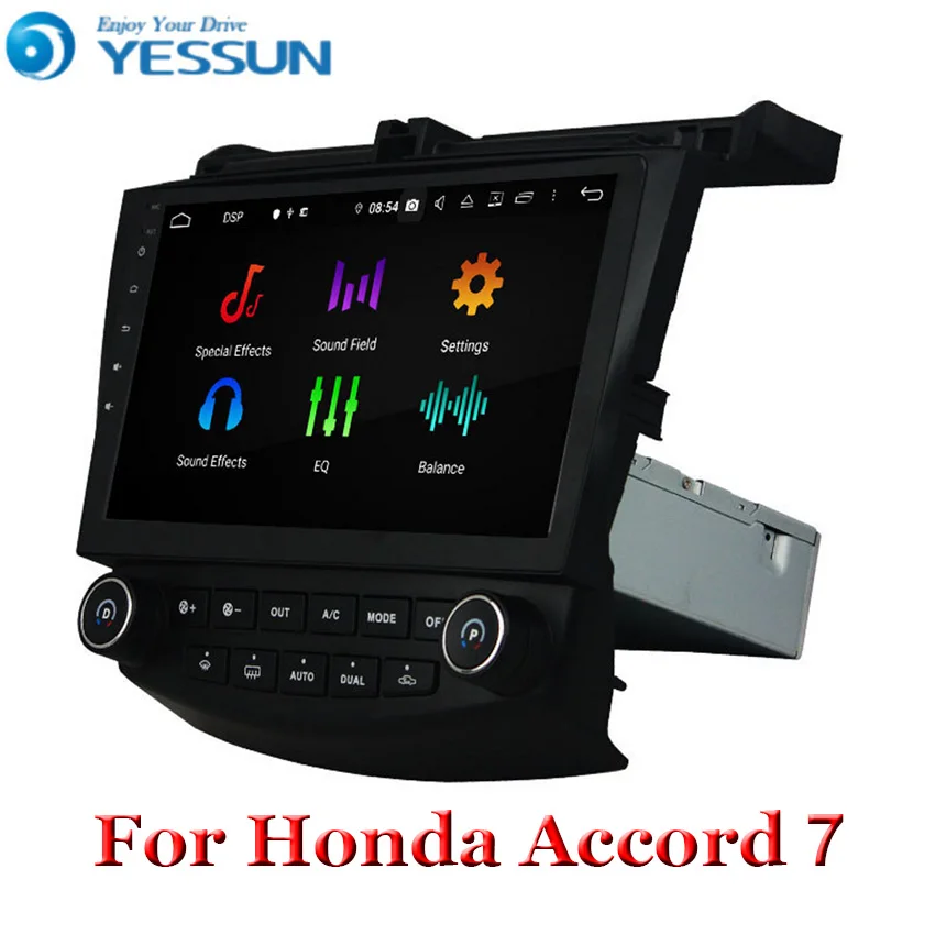 Автомобильный Радио Мультимедиа Android 9,0 для Honda Accord 7 2003 2004 2005 2006 2007 автомобильный dvd аудио стерео плеер gps навигация RDS