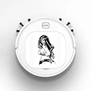 

Smart Robot Rechargeable Auto Smart Sweeping Robot Strong Suction Sweeper Vacuum Cleaner Justice League Sexy Wonder Woman