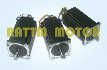 

3PCS Quality 4 leads NEMA34 stepper motor 116mm length / 5A / 1230oz-in 8.5N.m For Large CNC Router Engravin milling Machine
