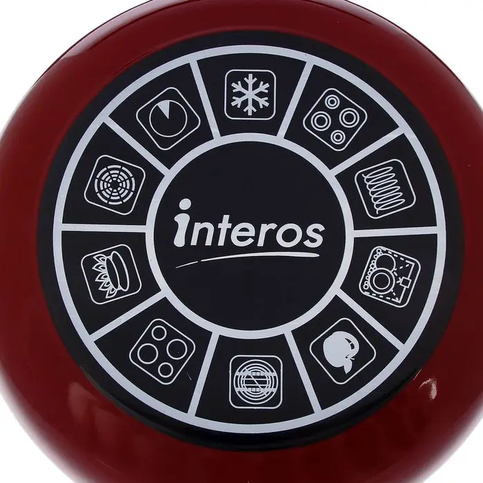 Кастрюля Interos &quotБордо&quot 5 1 л стеклянная крышка | Дом и сад