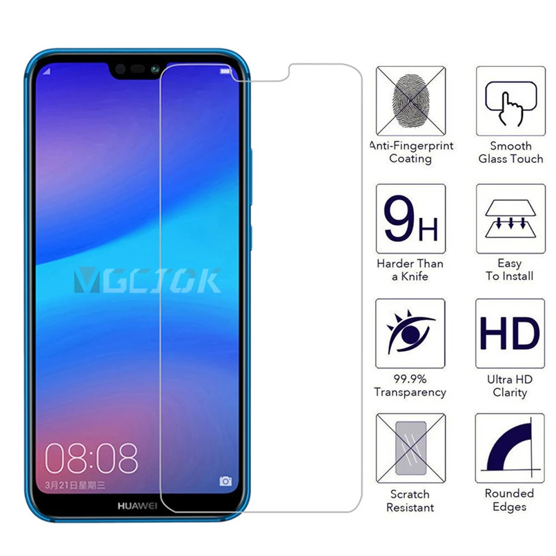 

Phone Screen Protector for Huawei P30 Lite P10 Plus 9H HD Film Glass on Huawei P8 P9 Lite 2017 Tempered Glass for P20 Pro P10