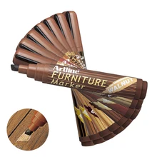 8 цветов, 2-5 мм, деревянные напольные столы, стулья для удаления царапин, ремонт краски, ручка, мебельные маркеры для починки