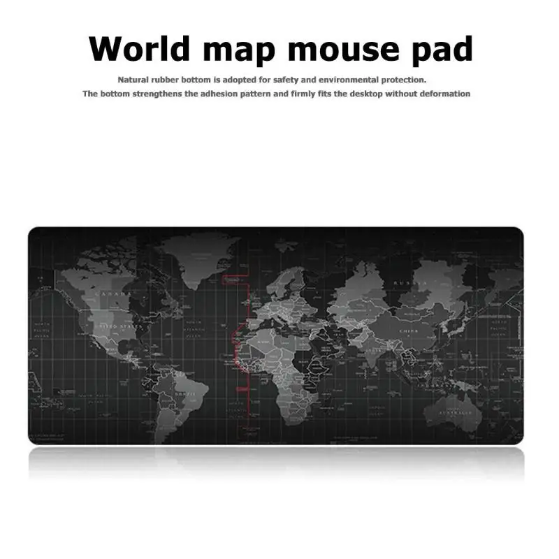 40x90 см карта мира коврик для мыши игровой большой коврик для мыши геймер большой компьютерный коврик для мыши офисный стол коврик клавиатура Коврик для игры