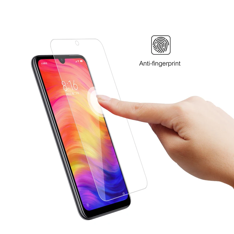 Защитное стекло 2 в 1 для Redmi 9A note 7 8 pro закаленное + пленка объектива камеры мягкая