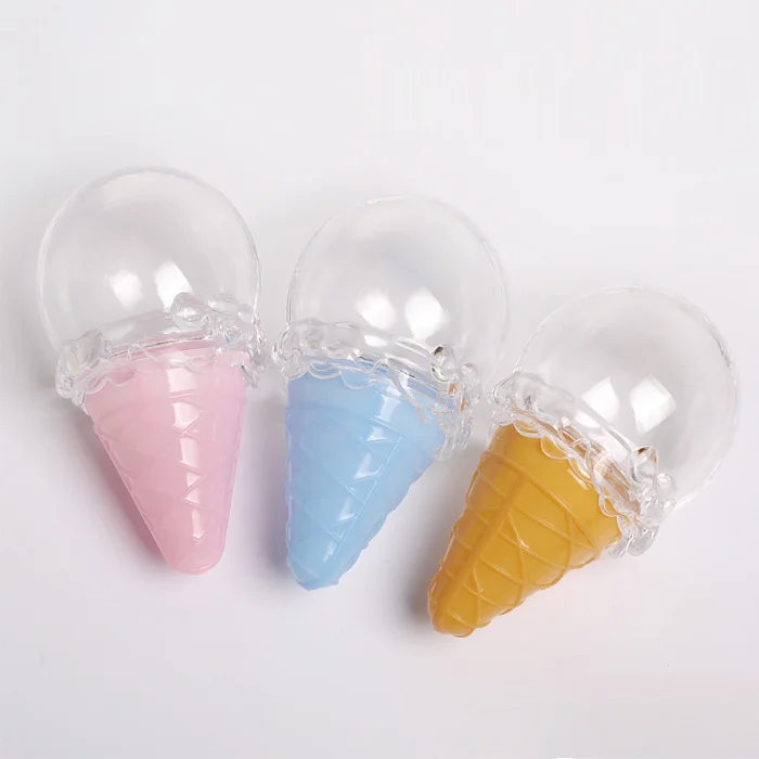 8pcs Candy Box Tubes Transparent Plastic Iced Cream Candy Box for Halloween Children E2S