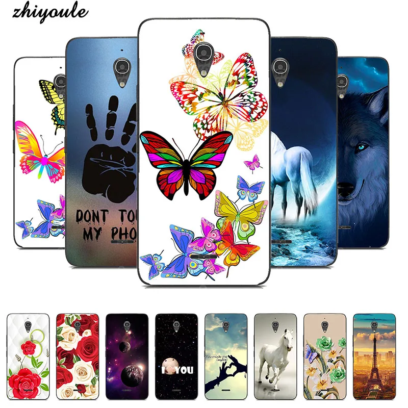 Мягкий чехол из ТПУ для Alcatel OneTouch Pixi 4 (6) 4G 9001D 9001A 9001X Pixi4 6 0 8050 защитный с подставкой |